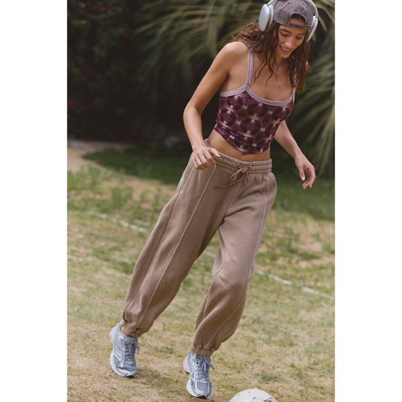 Free People Movement Pants - Free People Movement Women's Sprint to Finish High Rise Fleece Jogger Sweatpants